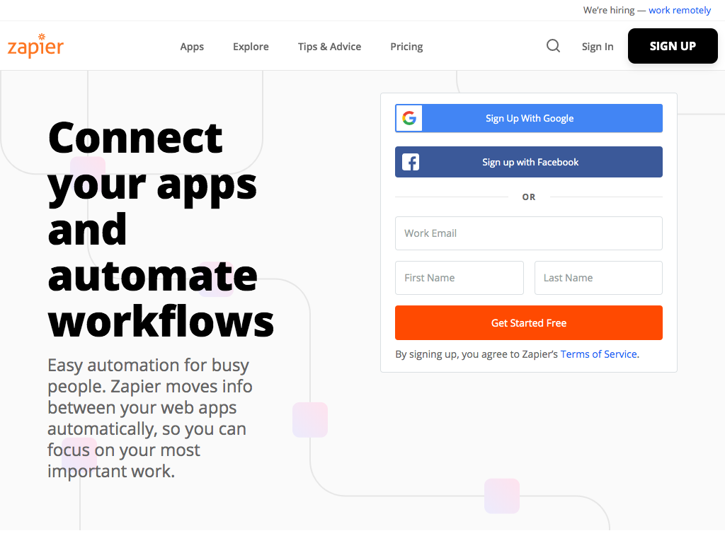 Zapier The easiest way to automate your work