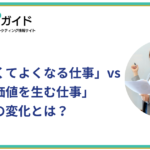 AI導入で「やらなくてよくなる仕事」vs「もっと価値を生む仕事」マーケ職の変化とは？